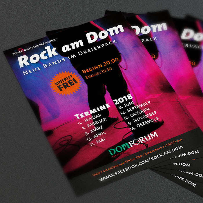 Flyer Rock am Dom